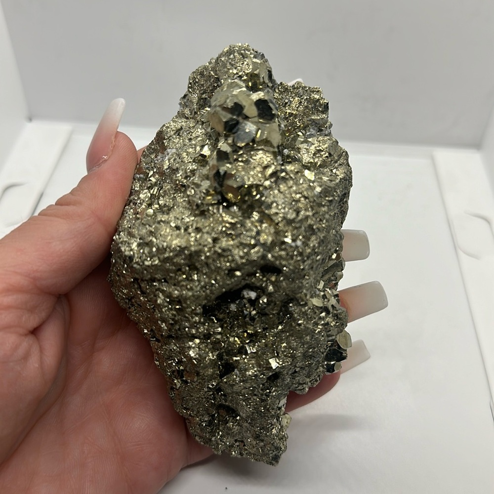 Excellent quality pyrite raw chunk from Peru - Picture 1 of 3